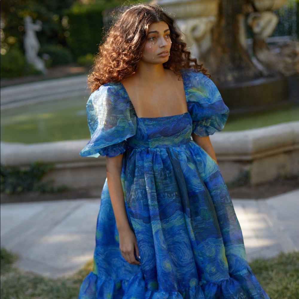 Selkie - Starry Night Organza French Puff (Small) *on hold*